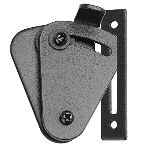 SMARTSTANDARD Barn Door Small Size Latch Lock Privacy Lock for Sliding Door Work for Pocket Doors Garage and Shed Wood Gates - Thumbnail 3