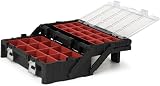 Keter MasterPro Cantilever Organizer 22 Tool Box Red/Silver 570x170x310mm view 2