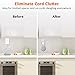 Matone Outlet Wall Mount for Echo Dot 2nd Gen, A Space-Saving Solution for Your Smart Home Speakers - White