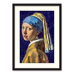 Black Framed Famous Painting Home Artwork for Living Room Bedroom