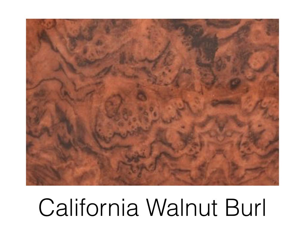 Boat Blank Dash Panel Material - Woodgrain California Walnut Burl 24" x 48" x 3/16"