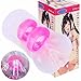 Abandship Male Masturbators Sex Toys Products with Cock Rings Penis Rings for Male Masturbation Cup for Men (Double Ring)