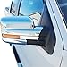 EAG 09-14 Ford F150 Truck Mirror Cover with Turn Light Signal Hole Triple Chrome Plated ABS (65-0304)