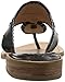 Jack Rogers Women's Palm Beach Navajo Classic Sandal,Black/Black Patent,8 M