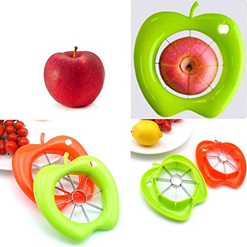 Junbuoom Hot Practical Metal Pear Corer Fruit Divider Peeler Apple Slicer Cutter Stainless Steel