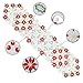 Simhomsen Large Christmas Poinsettia Table Runner for Holiday Decorations, Embroidered Holly Leaves, Thick Fabric (15 × 107 inch)