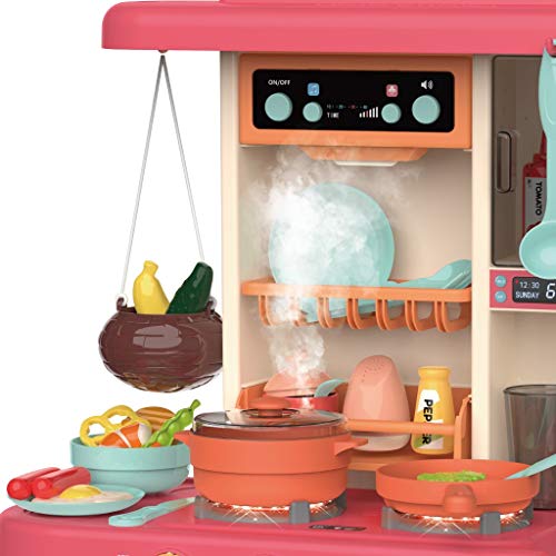 visdron Role Play Kitchen Playset Toys , Kitchen Playset for Girls