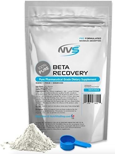 NVS Labs Beta Alanine Powder 100% Pure USP Grade (500 Grams (1.1lbs))