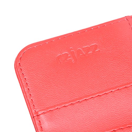 IPhone 7 Plus Wallet Case, Rejazz [Red] Envelope Flip Handbag Shell Women Wallet PU Leather Magnetic Folio Detachable Cover Cases with Credit Card ID Holders Wrist Strap for Apple Iphone 7 Plus 5.5"  - Thumbnail 7