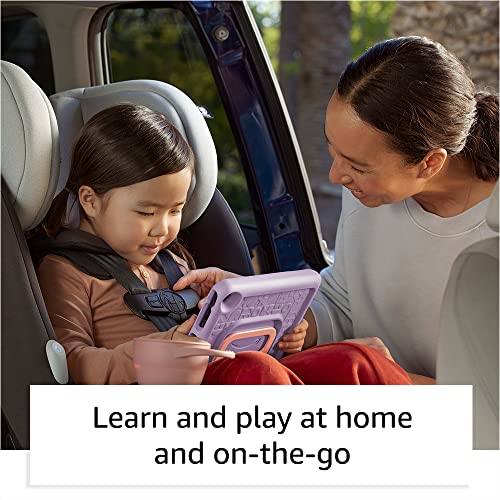 Amazon Fire HD 8 Kids tablet, 8" HD display, ages 37, includes 2year