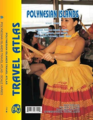 Polynesian Islands Travel Atlas Scale varies