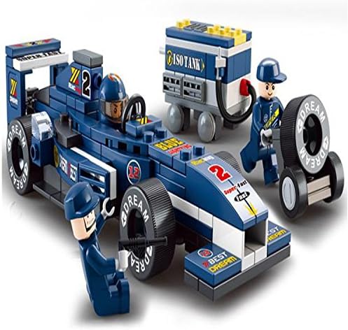 Racing Car Model Building Block Set 3d Construction DIY Brick Toys Enlighten Toy For Children