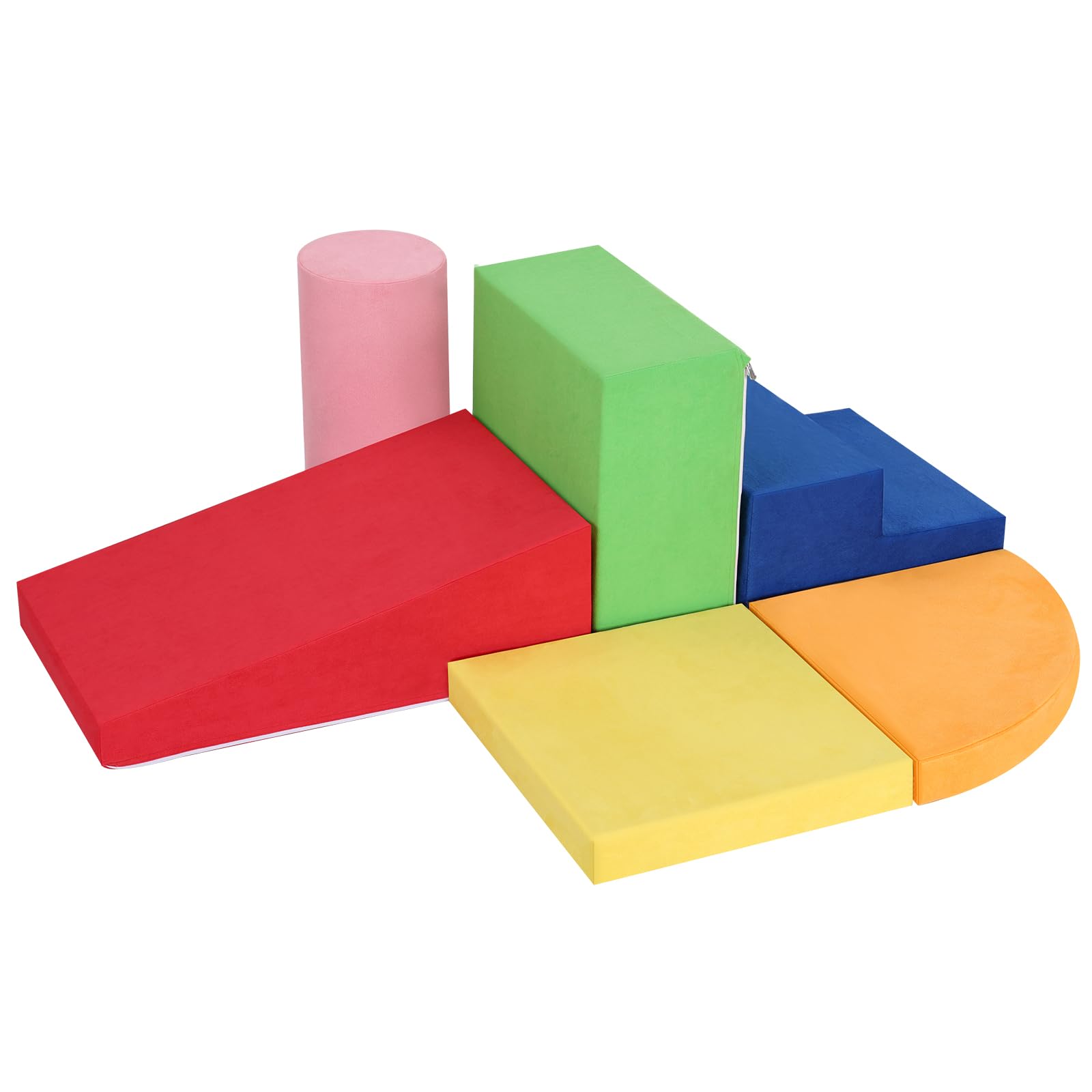 thumbnail image 2 of JungleDove Toddler Foam Blocks - 12-Piece Soft PU Leather Climbing & Building Playset, Colorful & Safe 2 of 11