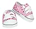 18 Inch Doll Sequin Tennis Shoe Set. Includes Pink & Purple Doll Shoes