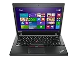 Lenovo ThinkPad L450 14-inch Notebook (Intel Core i5 i5-4300U, 8 GB Memory, 256 GB SSD,Windows 7 Pro 64-Bit), Black