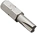Vermont American 15343 Type Clutch Size 3/16-Inch with 1-Inch Length Extra Hard Screwdriver Bit, 2 Pieces Per Card