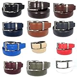 Men's Solid Leather Belts -12 Colors Available