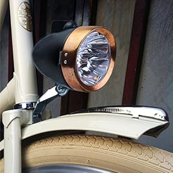 Amazon Letgoingイングランドヴィンテージバイクレトロ銅カラーledヘッドライト Let Going 自転車アクセサリー
