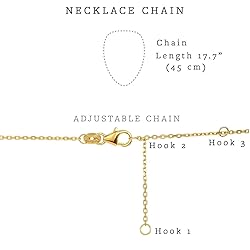 Mystigold Infinity Necklace for women in 18K Gold