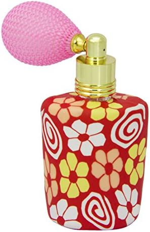 Maketop Vintage Flower Style Refillable Perfume Atomizer Spray Bottle For Your Valentine (Style I)(12ml)
