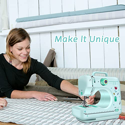 Mini Portable Sewing Machine for Beginners, 12 Builtin Stitches