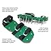 Lawn Aerator Shoes with 3 Adjustable Straps and Metal Buckles - Heavy Duty Spikes Lawn Aerator Sandals for Aerating Your Grass Lawn or Yard