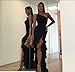 BTFBM 2019 Women's One Shoulder Split Bodycon Mermaid Evening Cocktail Long Dress