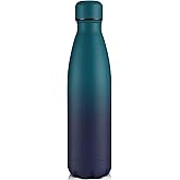 Volhoply 25oz Insulated Water Bottle 1/2/4 Pack, Double Wall Stainless Steel Vacuum Bottles, Keeps Cold & Hot, BPA Free Leak Proof Bottles (Dark Night,1 Pack)