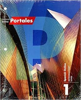 Portales 1st Ed Looseleaf Textbook With Epanion Code 6 Months Author 9781680042177 Books Portales 1st Ed Looseleaf Textbook With Epanion Code 6 Months Author 9781680042177 Books