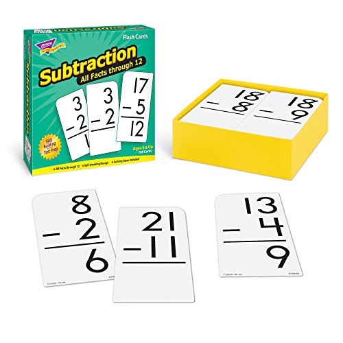 Subtraction 0-12 (all facts) 169 Flash Cards