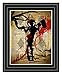 Harley Quinn art print, splatter art, superhero decor,cool pop art, vintage dictionary art print