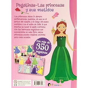 Las princesas y sus vestidos (stickers) (Spanish Edition)