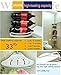 Alice Constant Tension Shower Caddy Pole, Commecial Grade Rustproof Corner Rack - Ivory