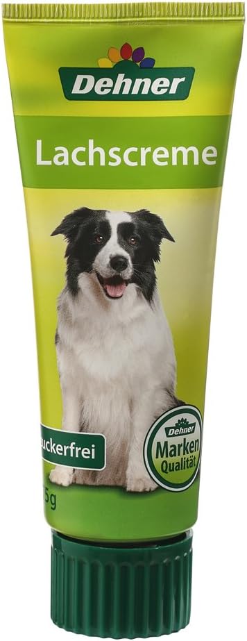 Dehner Dog Snack Food Grade Salmon Cream 75g X 6 (1 lb), 450 g (Pack of 1) - Image 3