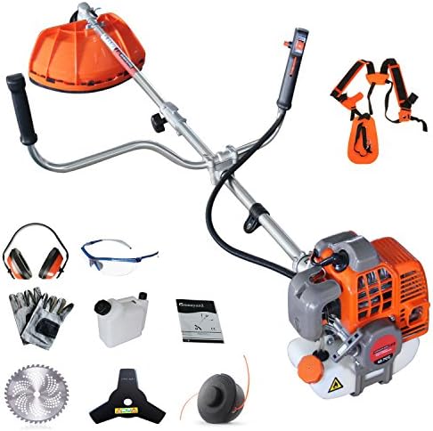 PROYAMA Extreme Duty 2-Cycle Dual Line Trimmer and Brush Cutter, 42.7cc