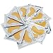 Anti Aging Treatments Set / Kit of 10 Pairs Eyes 24K Gold / Golden Collagen Gel Crystal Masks / Patches for Wrinkles / Crows Feet, Dark Circles and Puffiness / Puffy Eye Bags Removal and Moisturizing