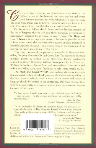 The Harp and Laurel Wreath: Poetry and Dictation for the Classical Curriculum