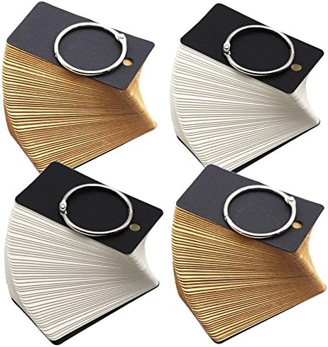 SUNSWEI 400 Pcs Craft Paper Notepad, Blank Memo Flash Cards Study Cards, Scratch Pad and Index Card for Taking Notes and Studying