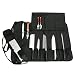 Chef's Knife Bag With 17 Slots Can Holds13 Knives,1 Meat Cleaver, And 3 Utensil Pockets, Multi-function Knife Roll With Handle, Shoulder Strap & Zippered Mesh Pocket Holder