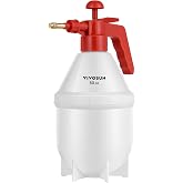 VIVOSUN 50oz Pump Sprayer, Handheld Garden Water Sprayer Bottle | with Adjustable Brass Nozzle, for Spraying Plants, Flowers, Weeds and Cleaning, Red