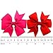 YOY Fashion Headbands Grosgrain Ribbon Pinwheel Boutique Hair Bows Alligator Clips for Baby Girls Kids Teens Toddlers Children Pack of 40