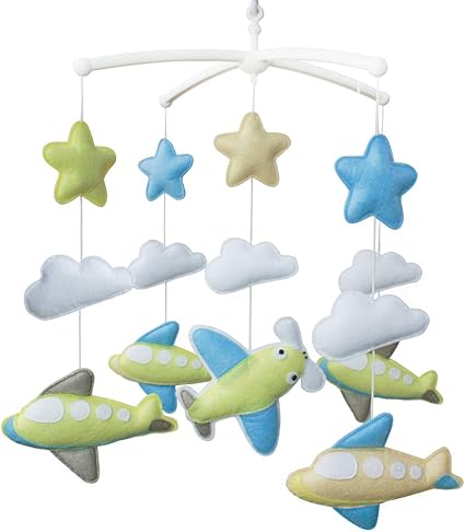 Berceau Mobile Mignon Pour Bebe Musique Douce Lit De Bebe Voyage En Avion Amazon Fr Bebes Puericulture