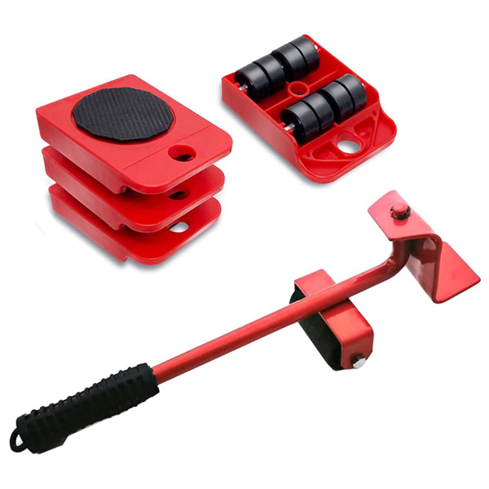 Portable Heavy Duty Furniture Lifter with 4 MovingSliders for Easy and Safe Moving, Furniture Move Roller Tools Max Up for 150KG/330LBS for Washing Machines, Sofas and Wardrobes