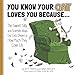 You Know Your Cat Loves You Because...: The Sweet, Silly, and Scientific Ways Our Cats Show Us How Much They Love Us by Jeff Parks, Nina Brissey