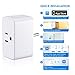 OMORC WiFi Smart Plug, Mini Smart Plug Socket Outlet Compatible with Alexa and Google Assistant, Easy To Set Up, App Control from Anywhere, Timer Function, No Hub Required, Occupy Only 1 Socket