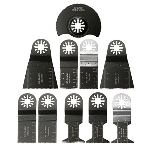 Baban 10pcs mixed oscillating multitool quick release saw blades …