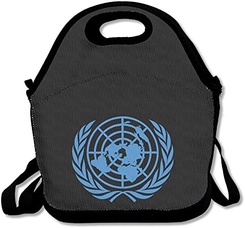 United Nations Logo Lunch Box Bag For Kids Adult Men Women Girl Boy,lunch Tote Lunch Holder With Adjustable Strap ,double Shoulder
