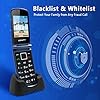 Uleway-Flip-Phone-Sim-Free-Unlocked-GSM-Big-Button-Mobile-Phone-Pay-As-You-Go-Basic-Cell-Phones-with-Dual-Display-Easy-to-Use-for-Seniors-and-Kids-2GBlue uleway Big Button Mobile Phone for Elderly, Sim Free Unlocked Senior Flip Phone, Easy to Use Basic Phones with 2.4" +1.8" IPS Screen, SOS Button, Charging Dock, 1000mAh Battery (Blue)