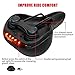 West Biking Black Gel Bike Seat, Bicycle Saddles Cushion Dual Spring Designed Memory Foam Padded Leather Life Waterproof Taillight,Comfortable, Breathable, Safety Fit Most Men Women Bikethumb 4