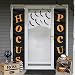 ORIENTAL CHERRY Halloween Decorations Outdoor - Hocus Pocus Porch Sign - Witch D&eacute;cor Banners for Party Yard Wall Outside Door Classroom Office